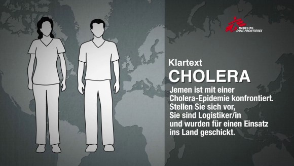 Video Behandlungszentrum für Cholera-Epidemie im Jemen