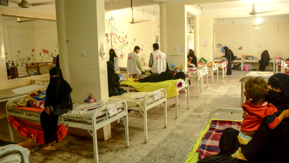Jemen Therapeutisches Ernährungszentrum Krankenzimmer