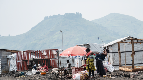 Anhaltender Konflikt: Geflüchtetencamp Kongo