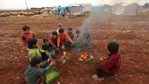 Ärzte ohne Grenzen Syrien Idlib Vertriebene Wintertenperaturen kämpfen ums Überleben