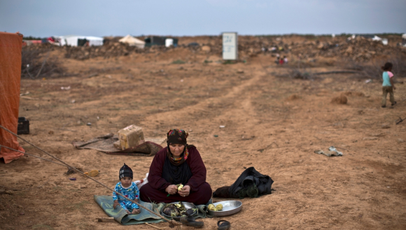 Flüchtlinge Syrien Jordanien Abschottung EU"Berm" Jordan/Syria Border
