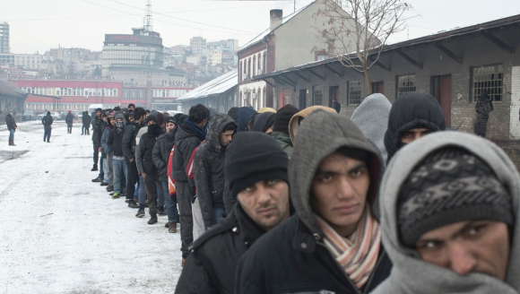 Belgrad Serbia Flüchtlinge Kälte Hilfe ungenügend