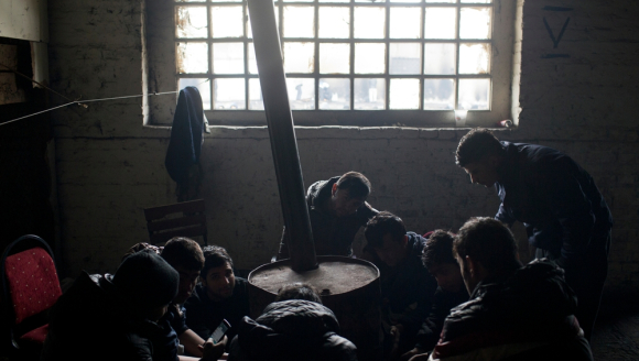 Serbien Belgrad Flüchtlinge im Winter 2017