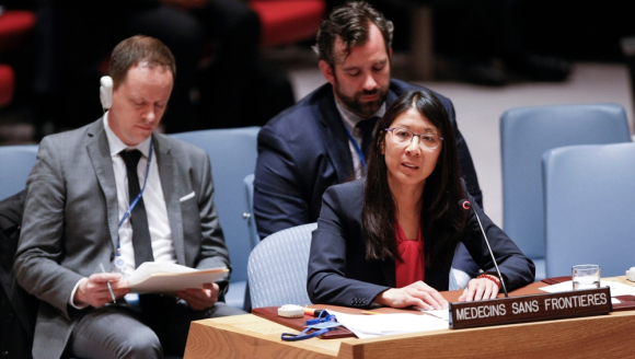 Dr Joanne Liu spricht vor UN Sicherheitsrat
