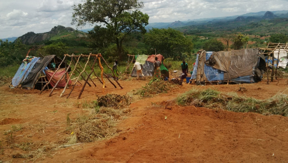Menschen aus Mosambik auf der Flucht in Malawi