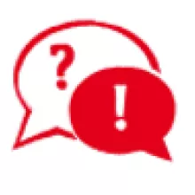 Piktogramm: Frage und Antwort Piktogramm: Frage und Antwort