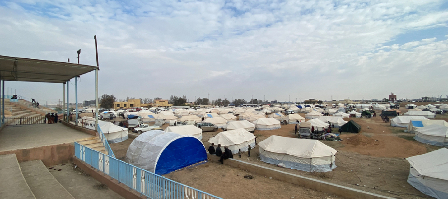 Das Vertriebenencamp Tabka 