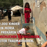 Prekäre Lebensbedingungen von Kindern im Flüchtlingslager Moria