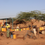 Hilfe Wasserversorgung Brunnen Burkina Faso