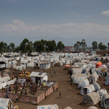 Camp Lushagala suchen Zehntausende Menschen Schutz vor der Gewalt im Land.