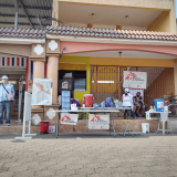 Medizinische Hilfe Busbahnhof Migrationsroute Guatemala