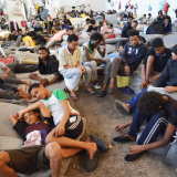 Flüchtlinge Migranten Internierungslager Libyen