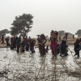 Grenzfluss Nigeria Kamerun Flüchtlinge Rann