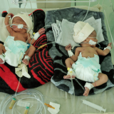 Säuglinge in Jemen Mutter Kind