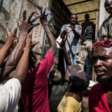 Hurrikan in Haiti, Ausgabe Trinkwasser 