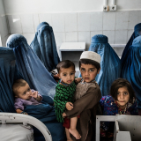 Patienten im Krankenhaus in Helmand